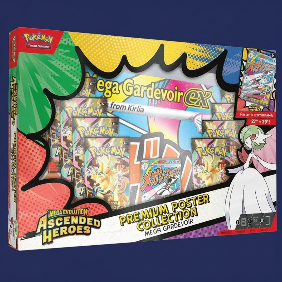 Pokémon - Ascended Heroes: Premium Poster Collection - Mega Gardevoir ex