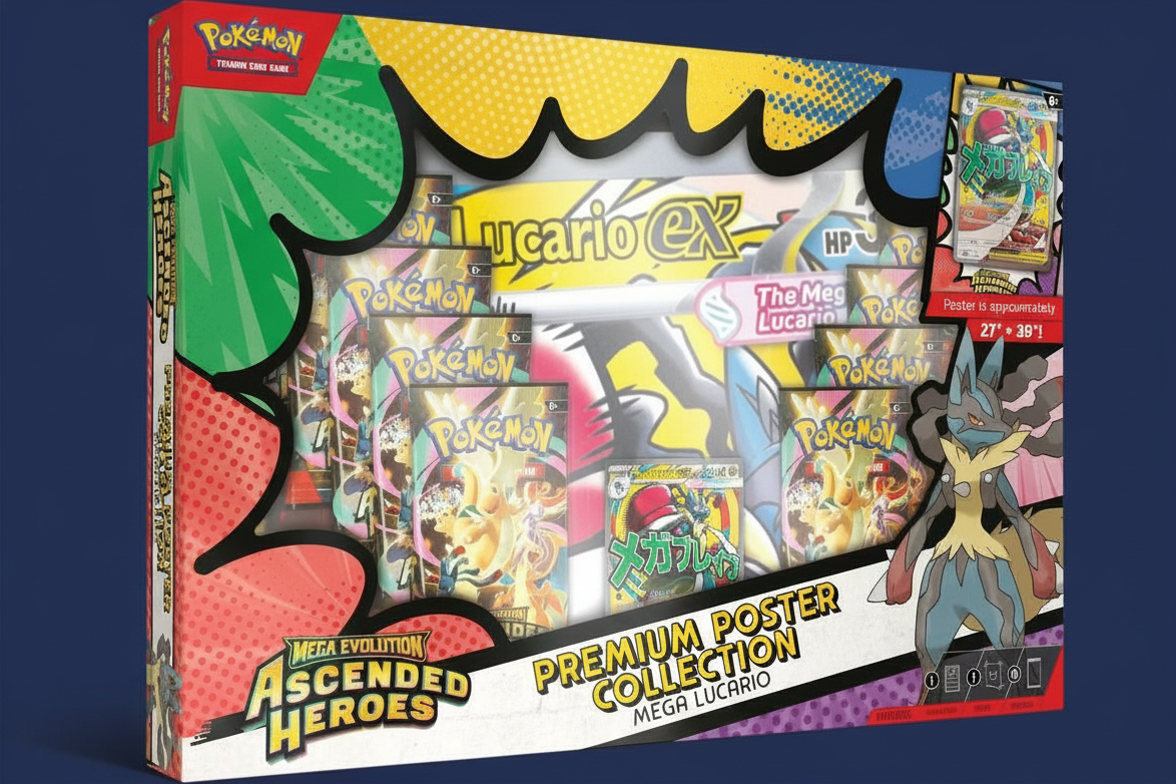 Pokémon - Ascended Heroes: Premium Poster Collection - Mega Lucario ex
