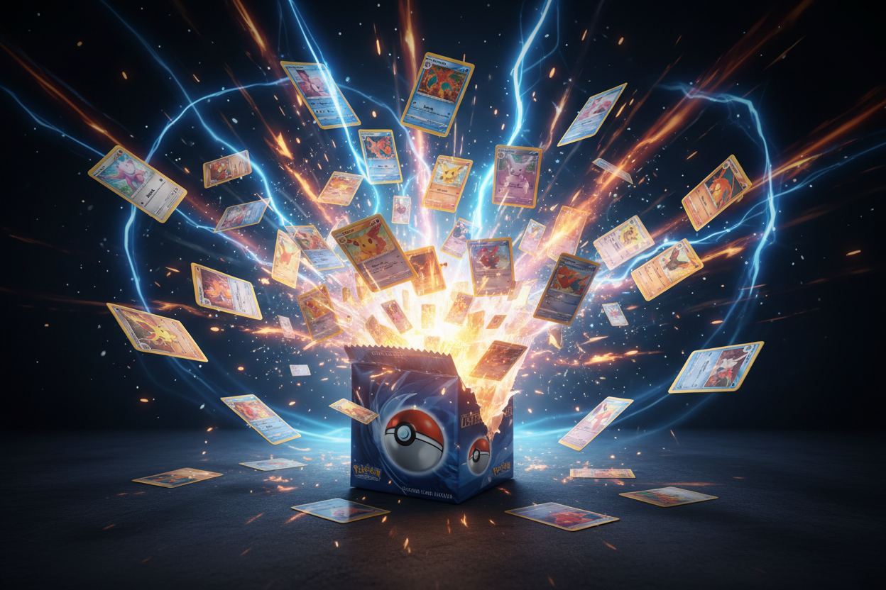 Exploderende Pokémon kaarten