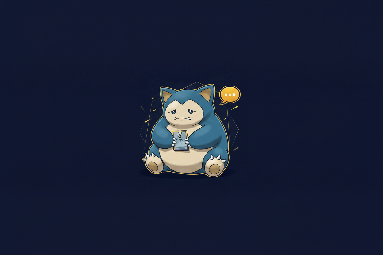 Snorlax Banner met meer hoogte